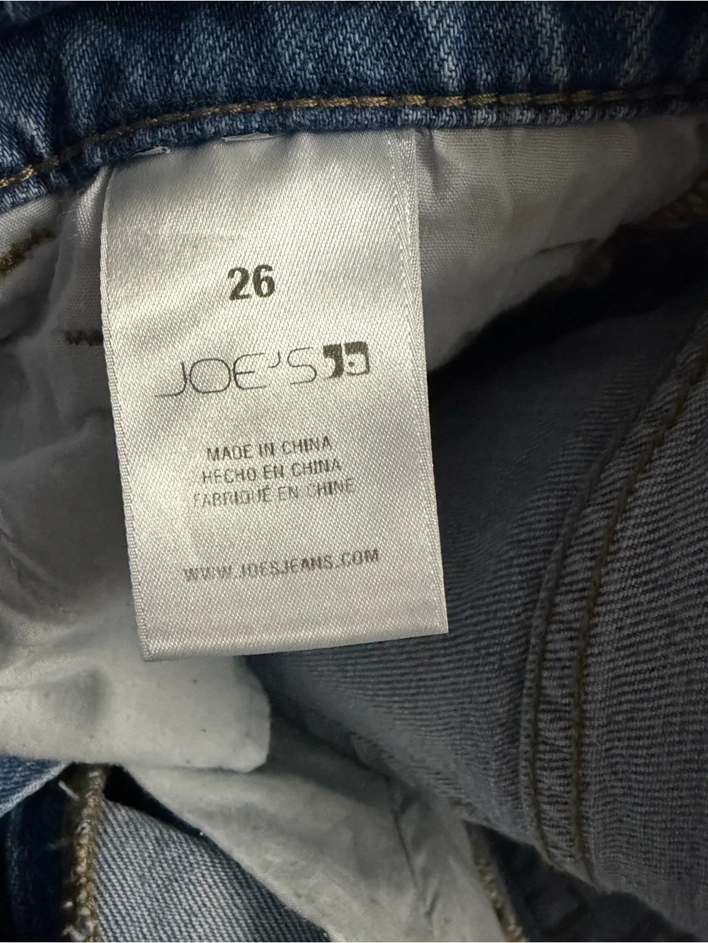 Joes Jeans Womens Denim Cut Off Shorts Blue Frayed Hem High Rise Size‎ 26 Summer